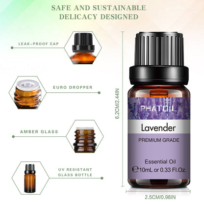 Essential Oil: Lavender Eucalyptus Essential Oil 10ml for Diffuser & Candles