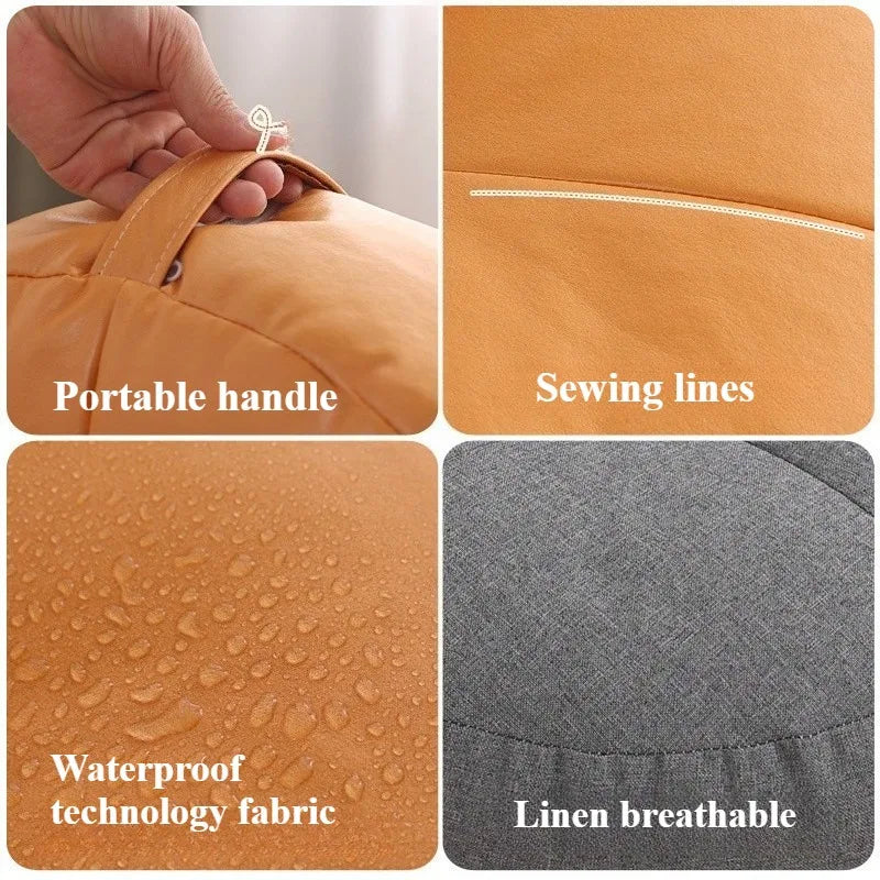 Meditation Cushion: Floor Cushion Round Meditation Yoga Seat Waterproof