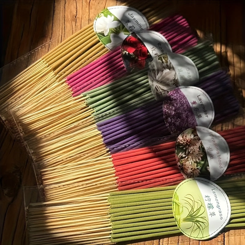 High-Quality Incense Sticks Set - 126 Sticks for Yoga & Home