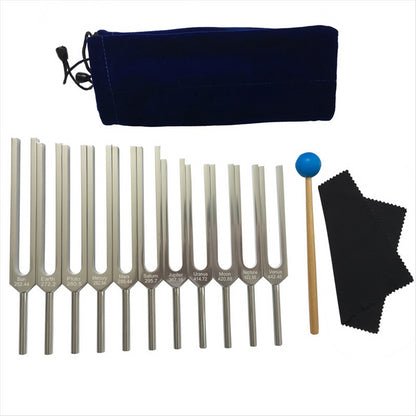 11 Tuning Forks for Healing: Complete Sound Therapy Set