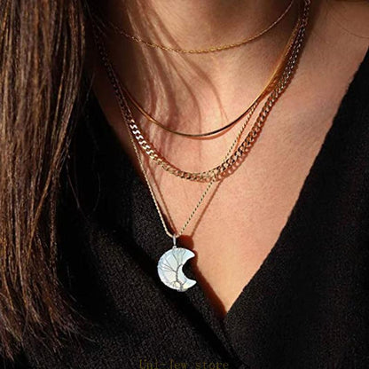 Crystal Necklace: 40GB Crystal Pendant Necklace - Natural Gemstone Jewelry Gift