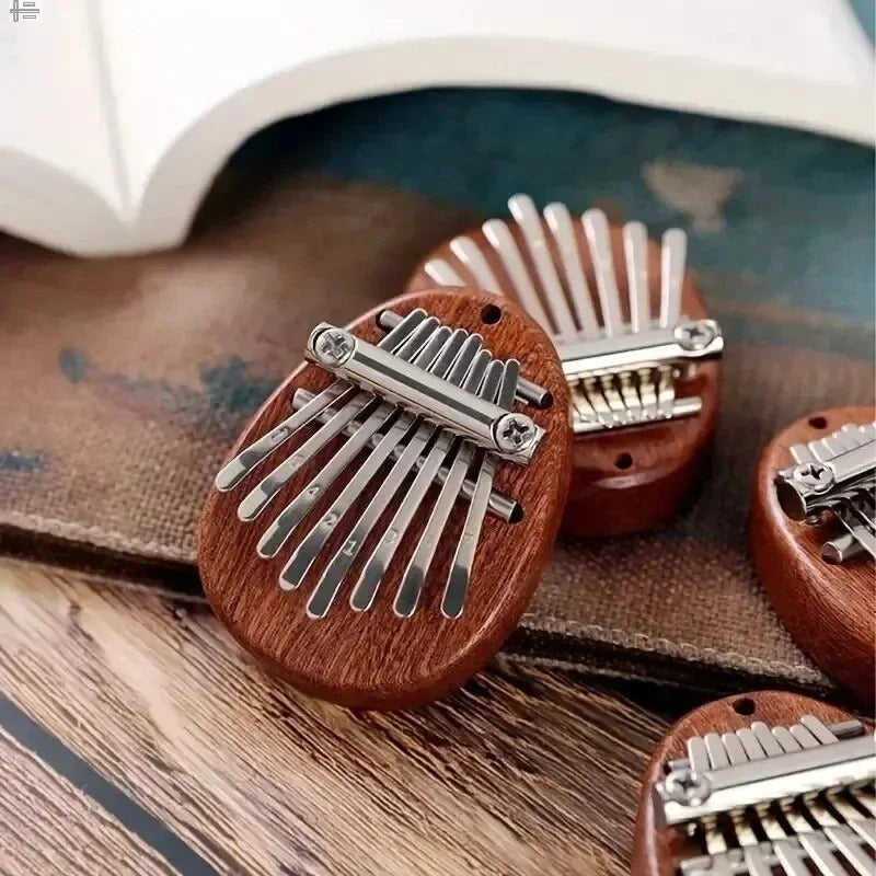 Mini Wood Kalimba: High-Quality 8 Key Thumb Piano Gift