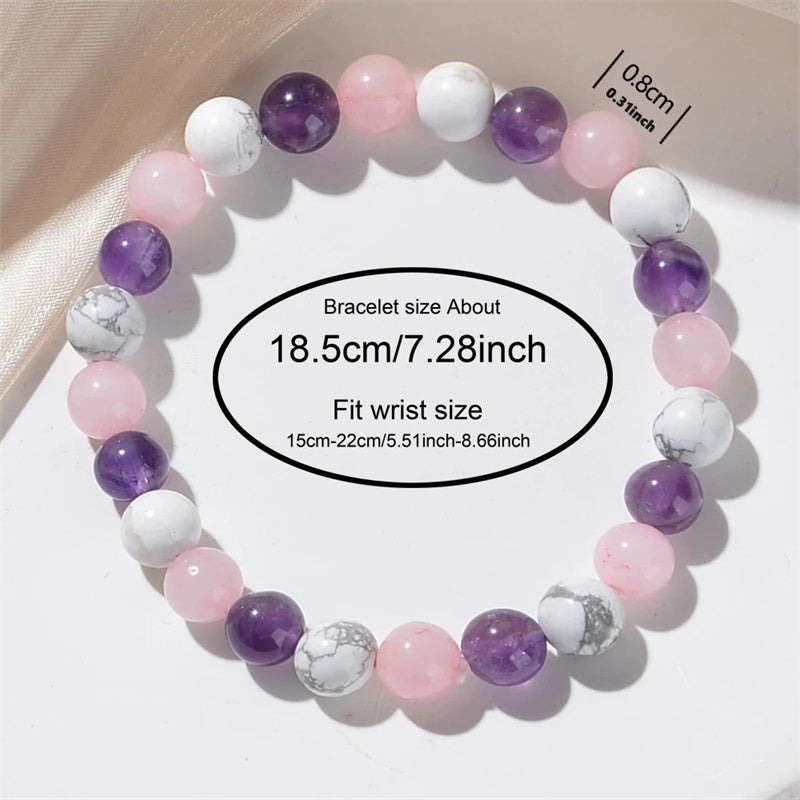 Natural Stone Sleep Bracelet - Aura Balance & Relaxation