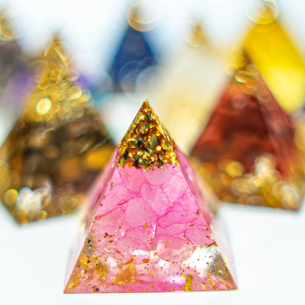 Energy Pyramid Generator: Crystal Amethyst Reiki Healing