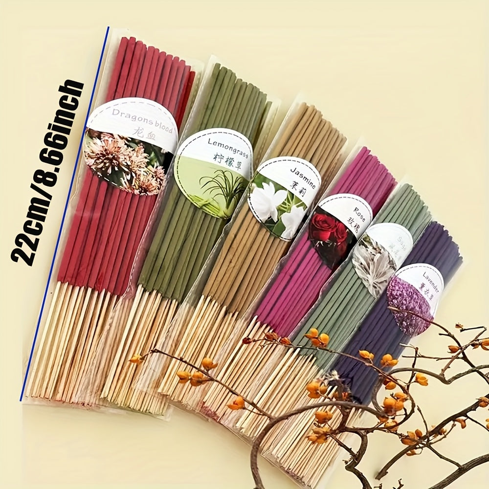 High-Quality Incense Sticks Set - 126 Sticks for Yoga & Home