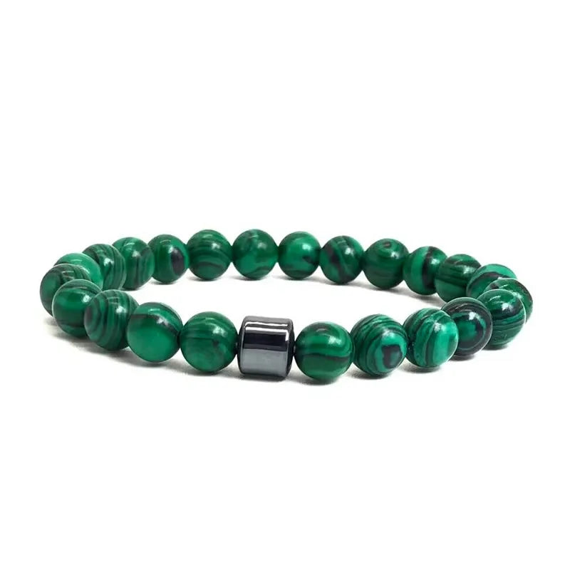 Natural Stone Lava Tiger Eye Bracelet Healing Charm Bracelet