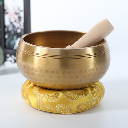 Tibetan Singing Bowl - Handmade Nepal Brass Meditation Chime