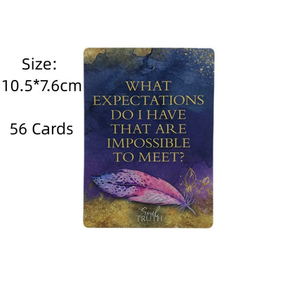 Soul Truth Self-Awareness Card Deck Daily Questions That Will Transform Your Life Tarot Oracle Cards
