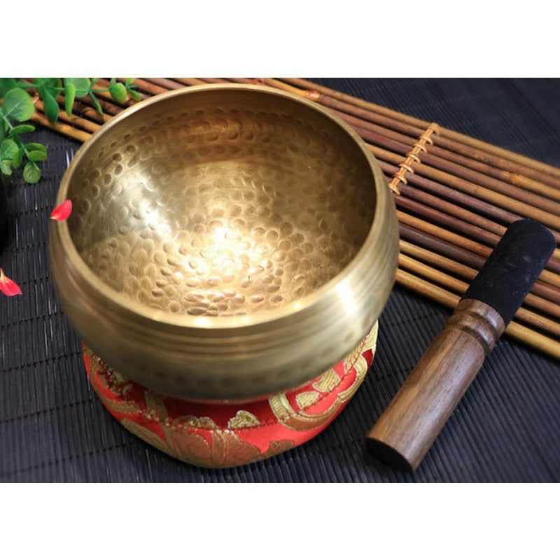 Tibetan Singing Bowl - Handmade Nepal Brass Meditation Chime