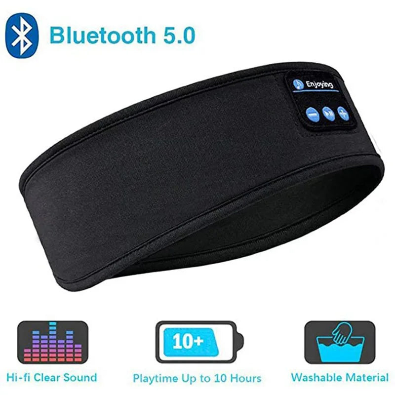 Wireless Sleep Headphones: Bluetooth Headband & Eye Mask