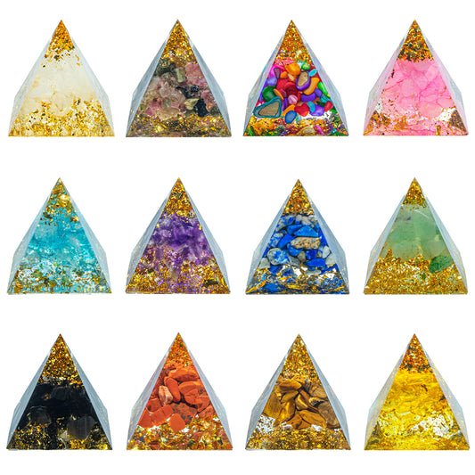 Energy Pyramid Generator: Crystal Amethyst Reiki Healing