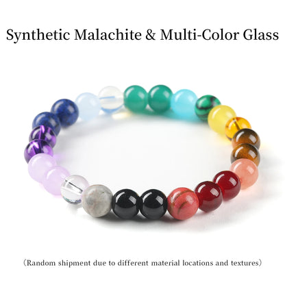 Natural Stone Healing Bracelet: 8mm Lucky Wealth Beads Jewelry