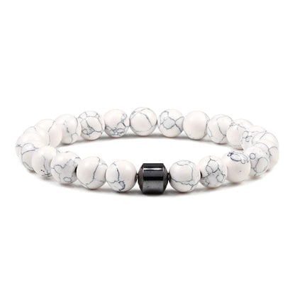 Natural Stone Lava Tiger Eye Bracelet Healing Charm Bracelet