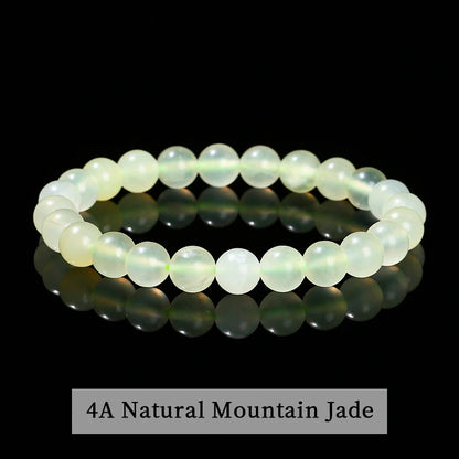 Healing Bracelet: Natural Stone Beaded Bracelet - Obsidian, Fluorite, Quartz