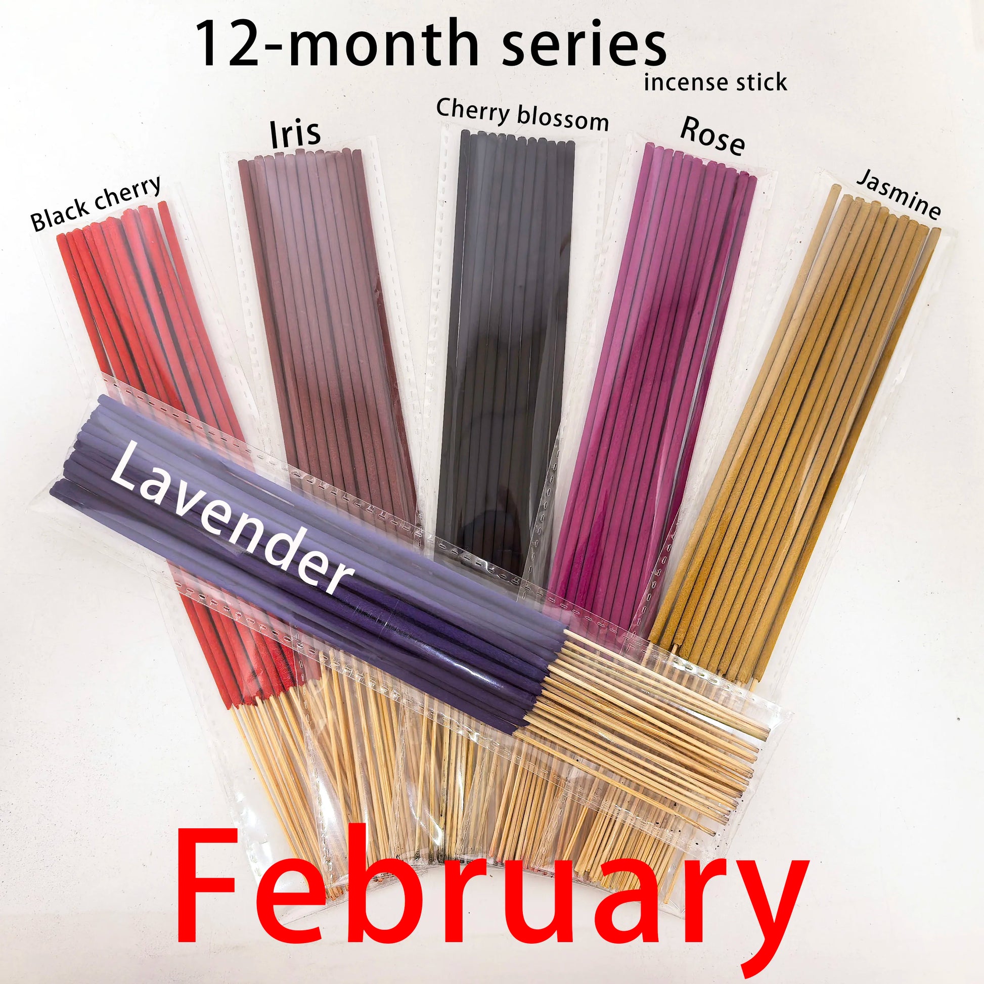 High-Quality Incense Sticks Set - 126 Sticks for Yoga & Home