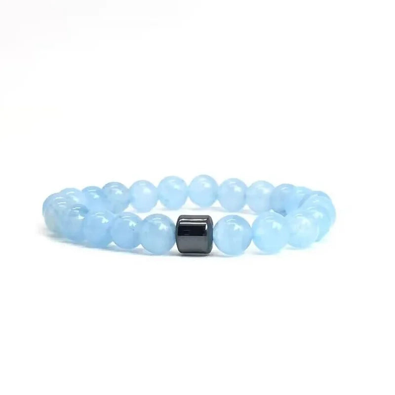 Natural Stone Lava Tiger Eye Bracelet Healing Charm Bracelet