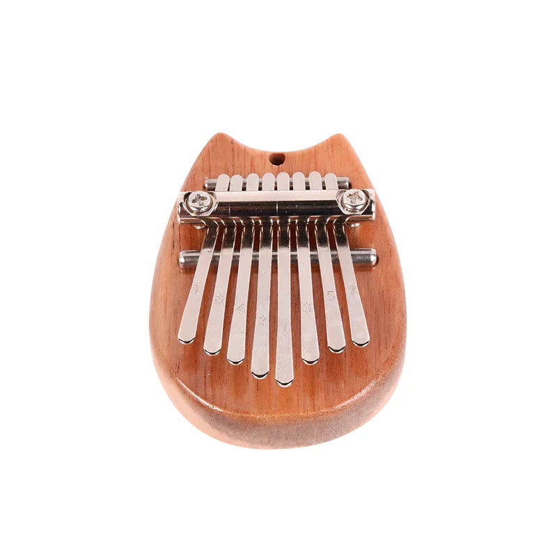 Mini Wood Kalimba: High-Quality 8 Key Thumb Piano Gift
