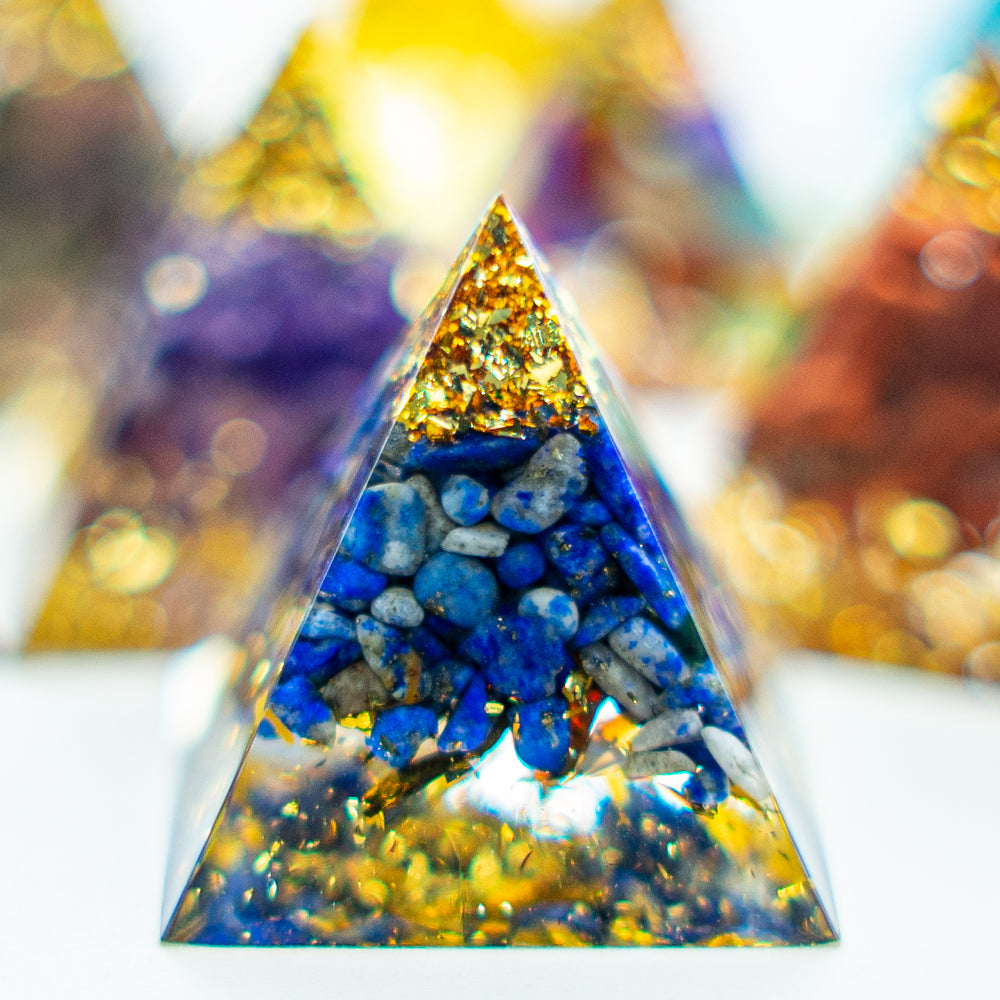 Energy Pyramid Generator: Crystal Amethyst Reiki Healing