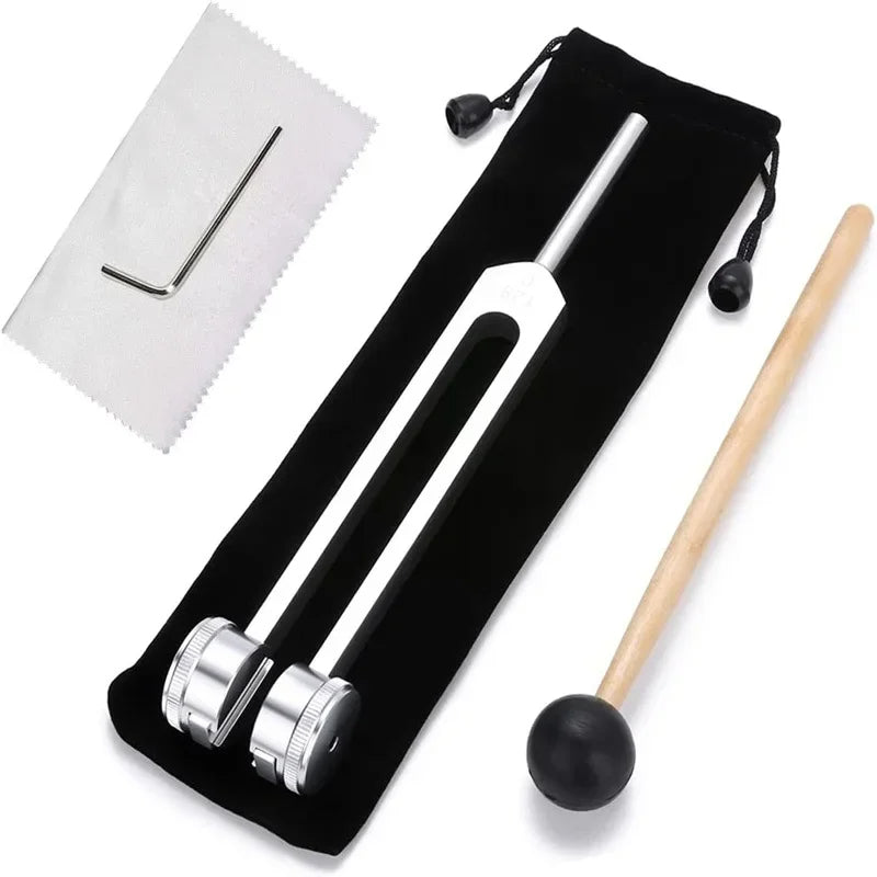 Tuning Fork: 128Hz Weighted Tuning Fork Set for Pressure Relief