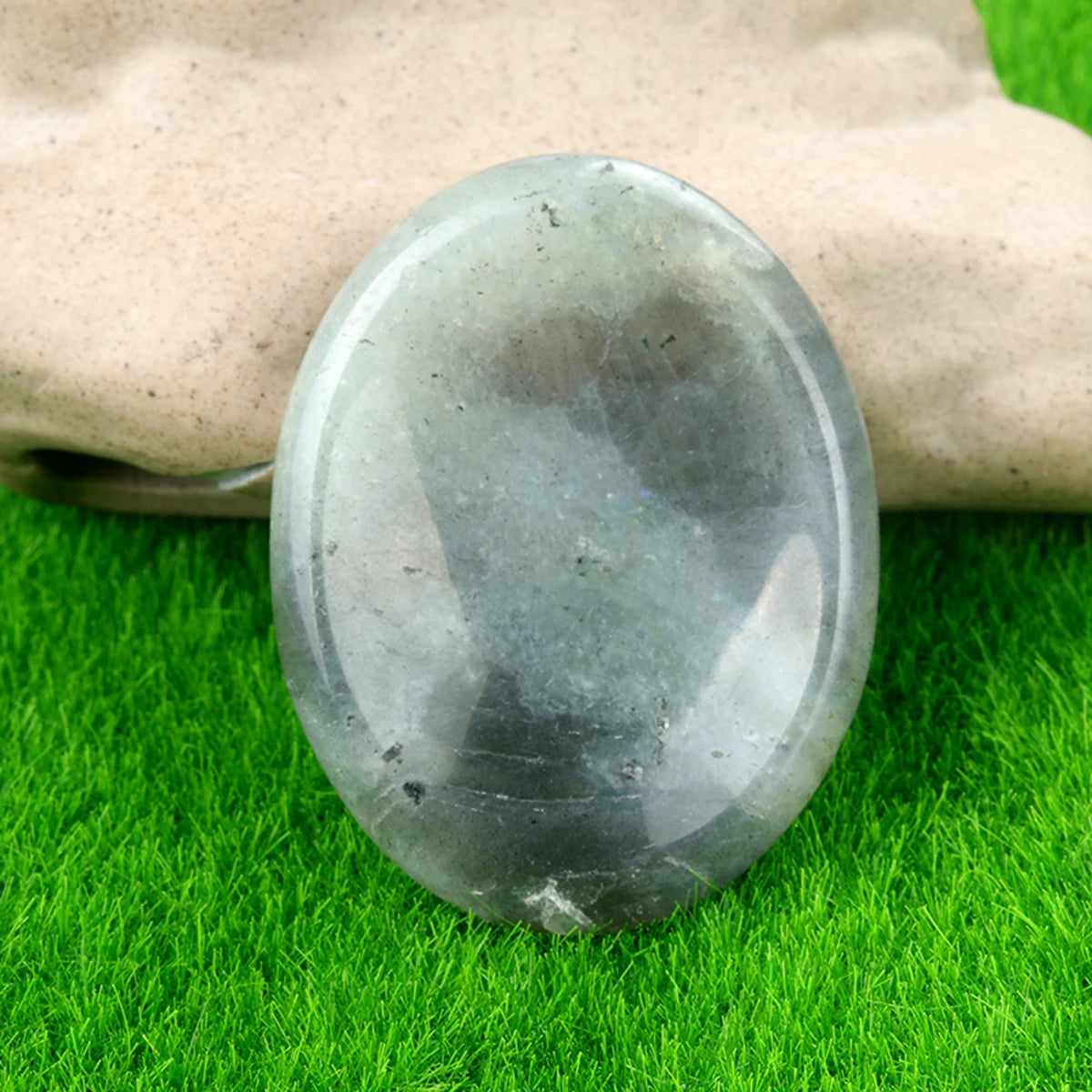 35x45mm Natural Crystal Stone Thumb Worry Oval Massage Quartz Healing Chakra Energy Therapy Meditation Spiritual Natural Gemston