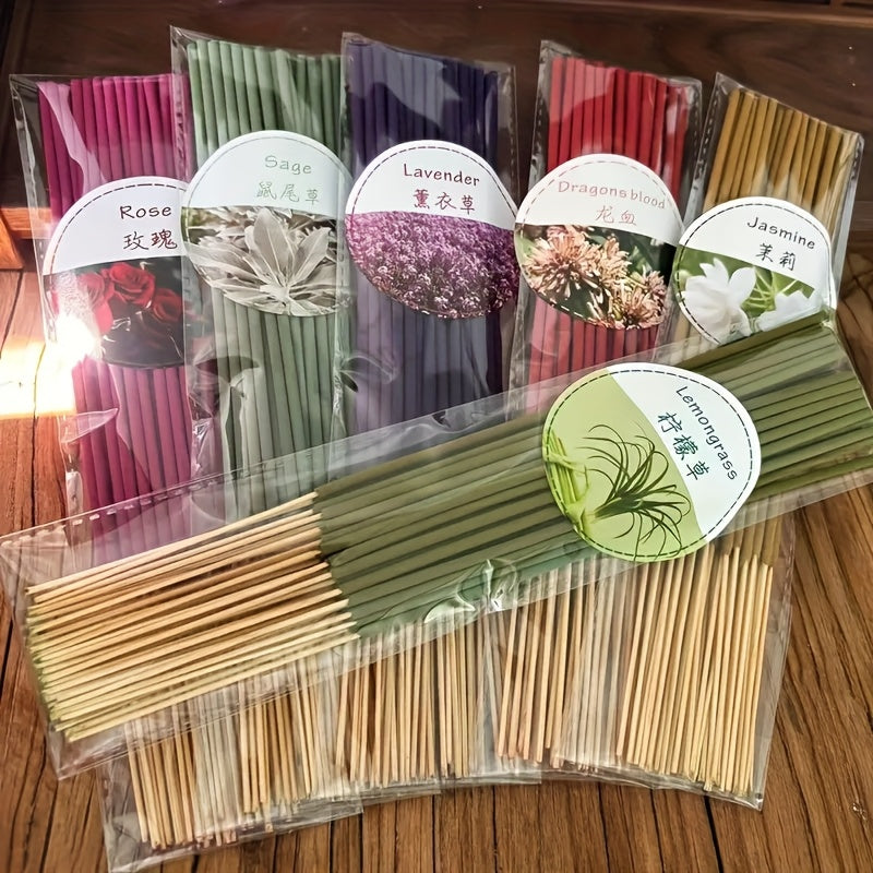 High-Quality Incense Sticks Set - 126 Sticks for Yoga & Home