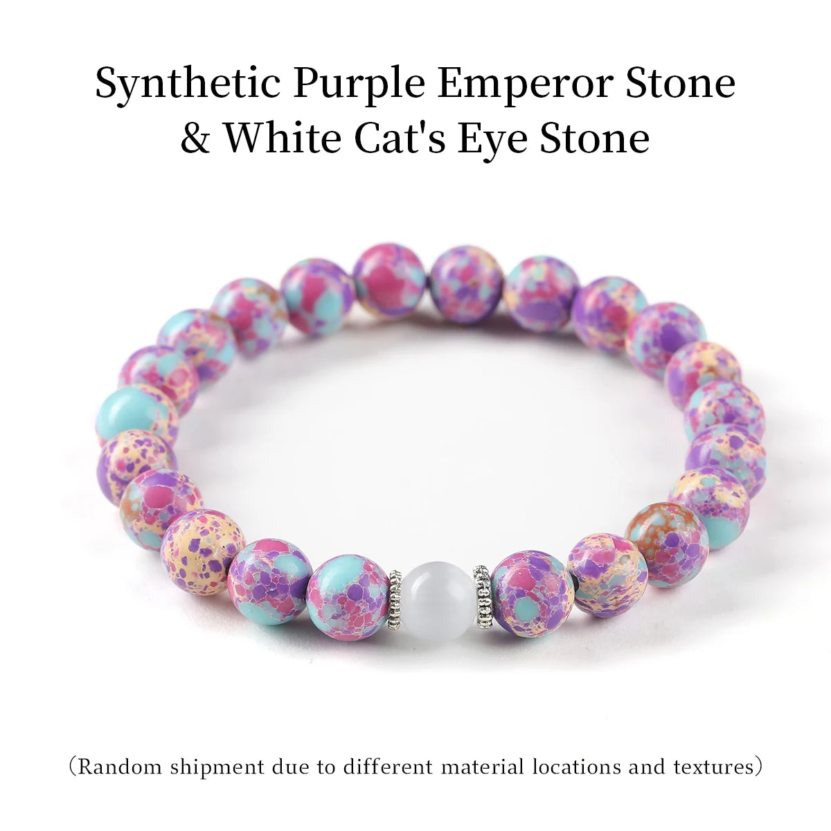 Natural Stone Healing Bracelet: 8mm Lucky Wealth Beads Jewelry