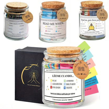 Bible Verse Jar: Multilingual Car Prayer Decor