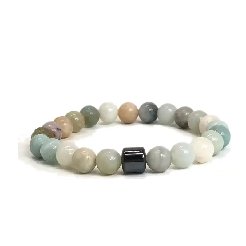 Natural Stone Lava Tiger Eye Bracelet Healing Charm Bracelet