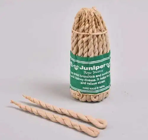 Incense: Sandalwood Rope Incense 50pcs - Handmade Nepal Aromatherapy
