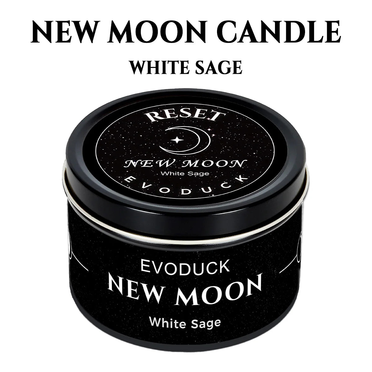 Scented Candle: White Sage 3oz - Manifest & Boost Energy