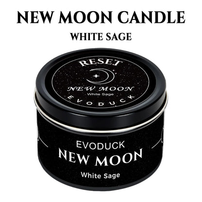 Scented Candle: White Sage 3oz - Manifest & Boost Energy