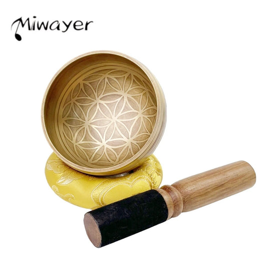 Tibetan Singing Bowl Set - Meditation & Stress Relief Gift