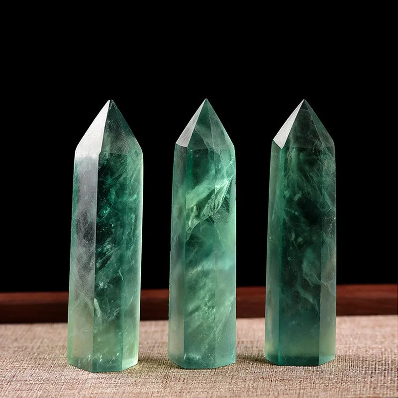 Natural Stone: Rose Quartz Amethyst Wand - Healing Crystals & Home Decor