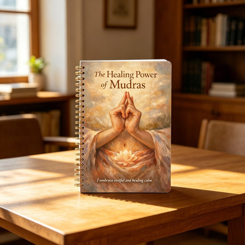 Mudras Hand Yoga Notebook: Boost Health & Wellness Book