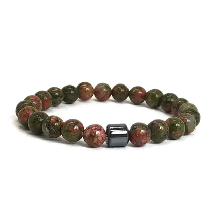 Natural Stone Lava Tiger Eye Bracelet Healing Charm Bracelet