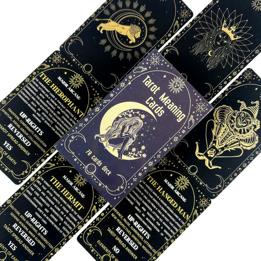 Fortune Telling Tarot Cards 78-Deck: Beginner's Pocket Divination Set