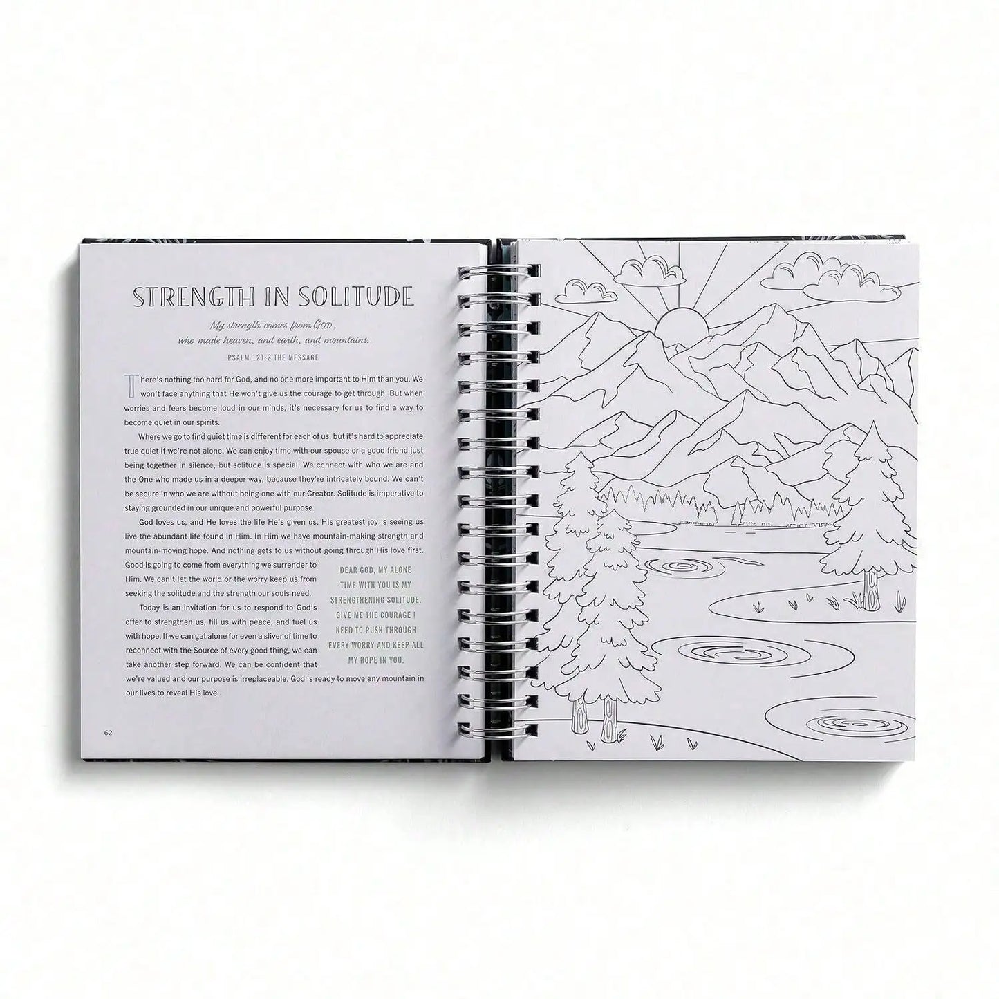 Devotional Coloring Book: 75 Inspiring Illustrations