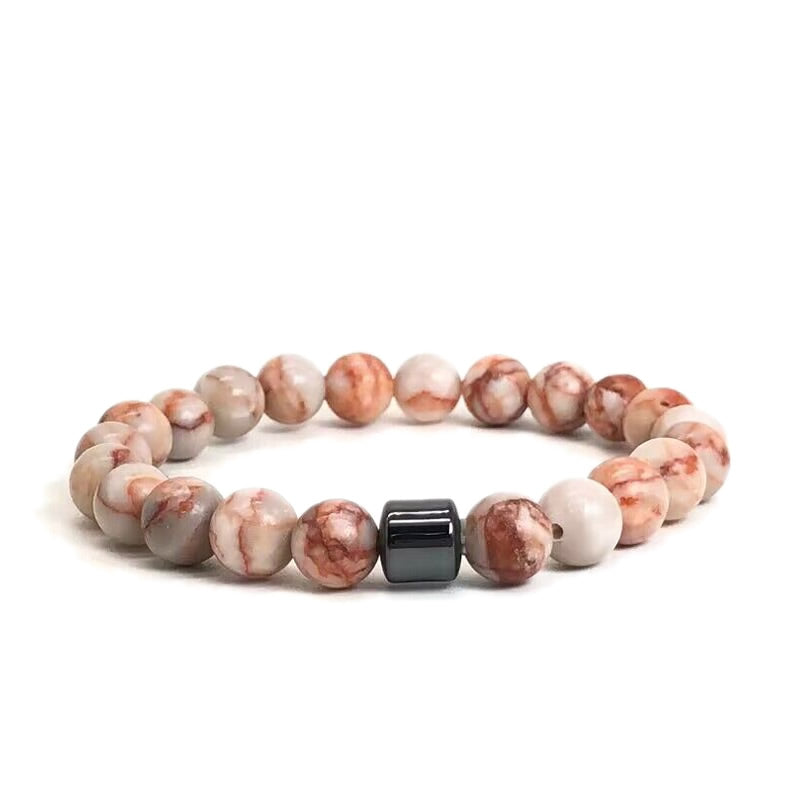 Natural Stone Lava Tiger Eye Bracelet Healing Charm Bracelet
