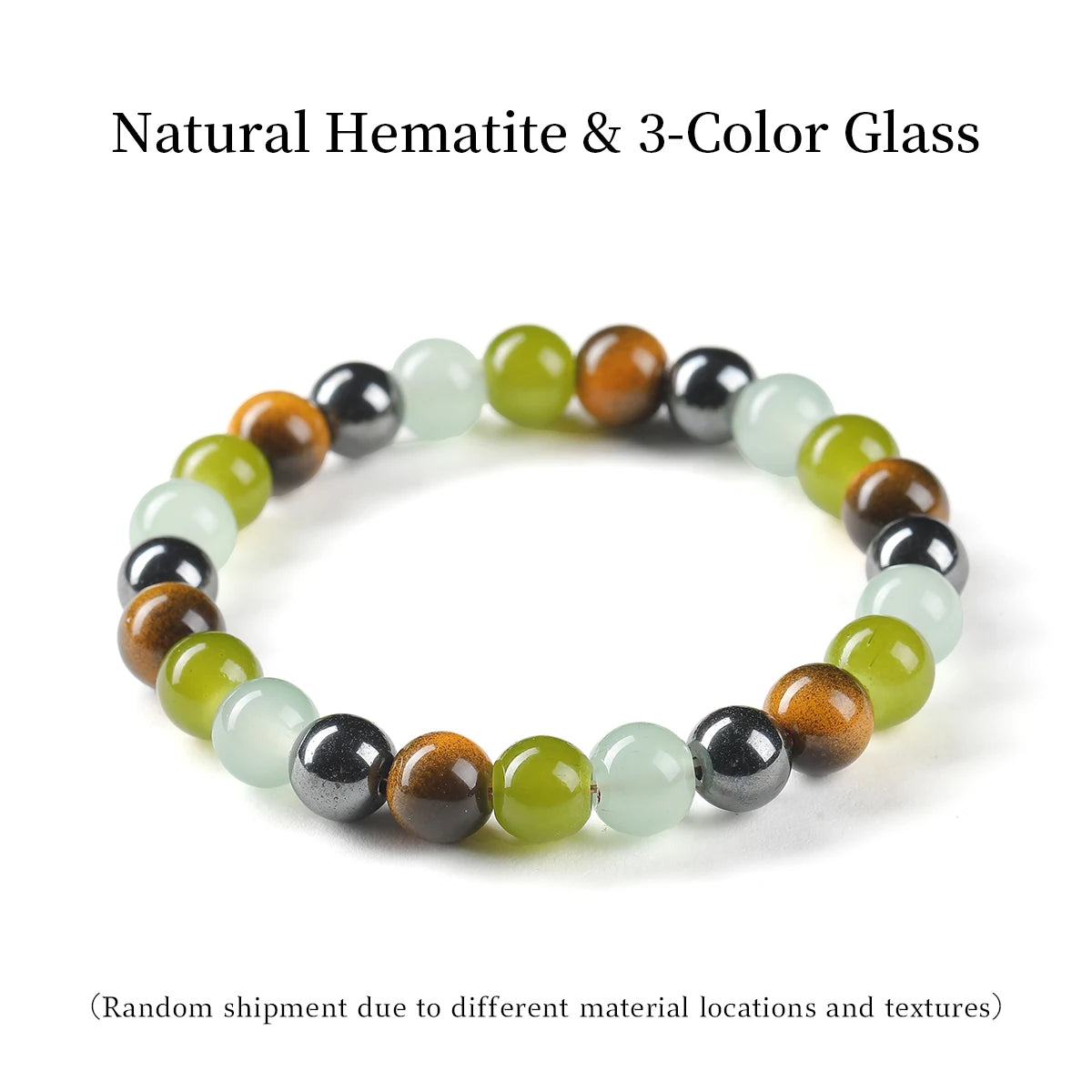 Natural Stone Healing Bracelet: 8mm Lucky Wealth Beads Jewelry