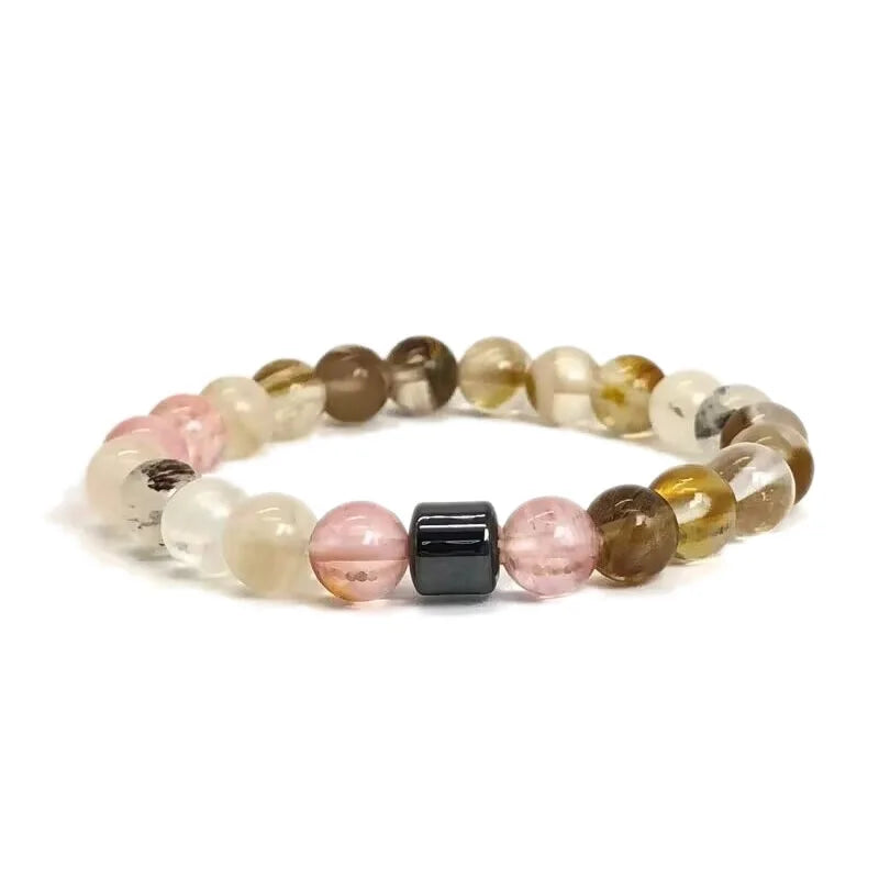 Natural Stone Lava Tiger Eye Bracelet Healing Charm Bracelet