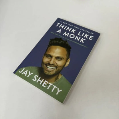 Think Like A Monk by Jay Shetty Mindfulness & Meditation Guide Find Purpose Overcome Anxiety Personal Growth & Inner Peace Book