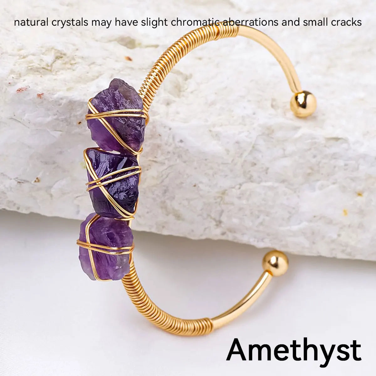 Crystal Bracelet: Natural Crystal Healing Bracelet - Women's Protection & Reiki