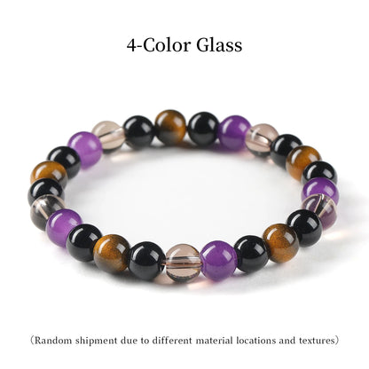 Natural Stone Healing Bracelet: 8mm Lucky Wealth Beads Jewelry