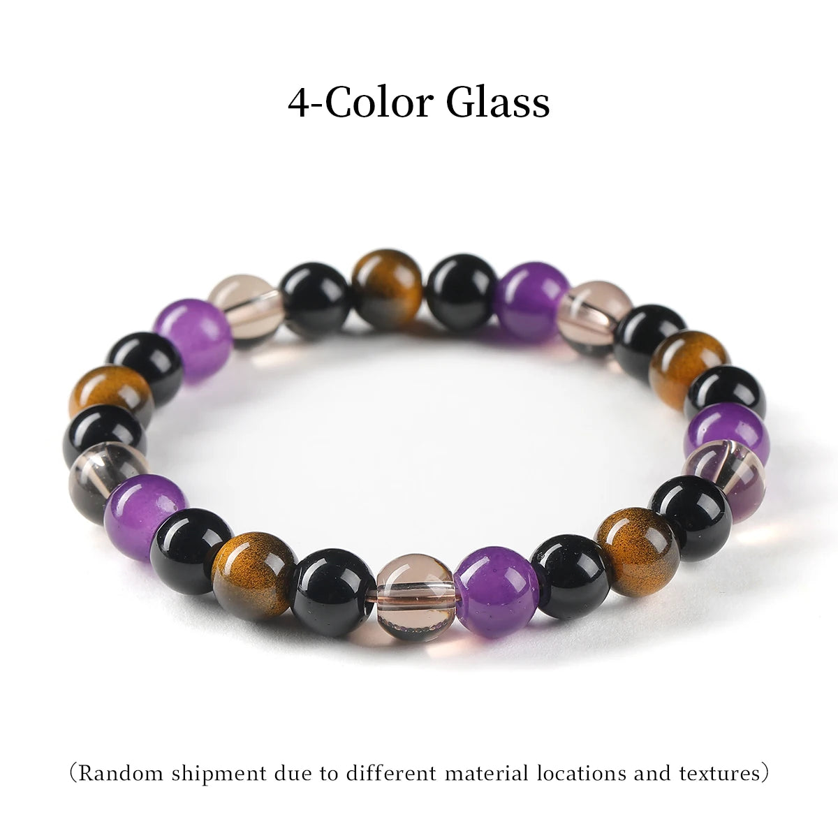Natural Stone Healing Bracelet: 8mm Lucky Wealth Beads Jewelry