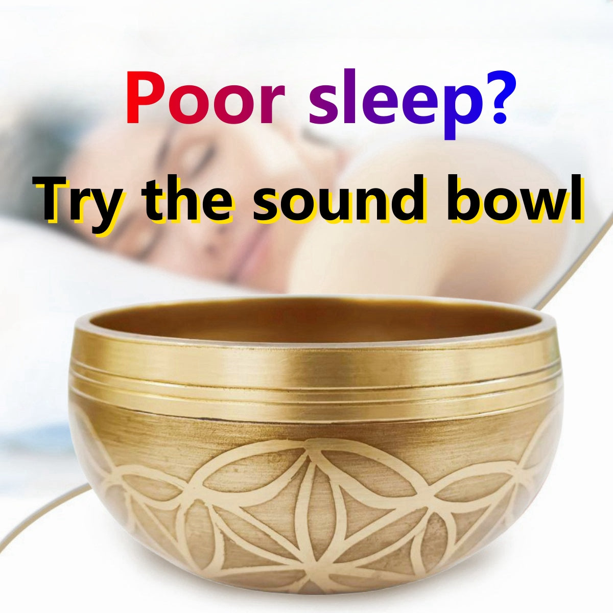 Tibetan Singing Bowl Set - Meditation & Stress Relief Gift