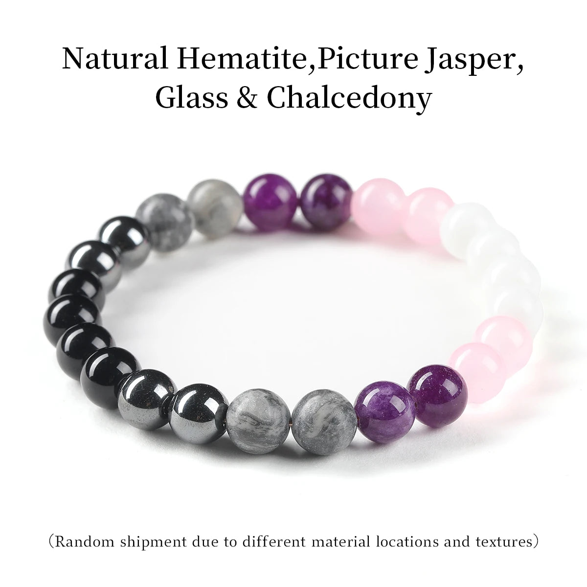 Natural Stone Healing Bracelet: 8mm Lucky Wealth Beads Jewelry