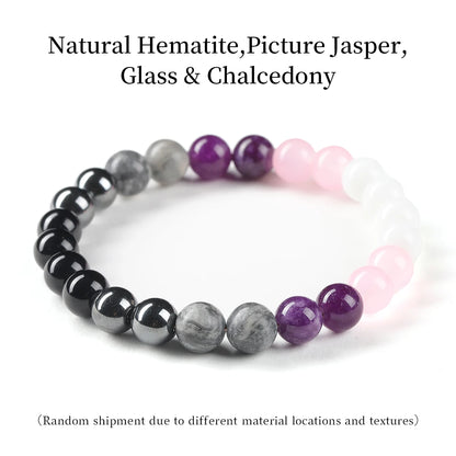 Natural Stone Healing Bracelet: 8mm Lucky Wealth Beads Jewelry