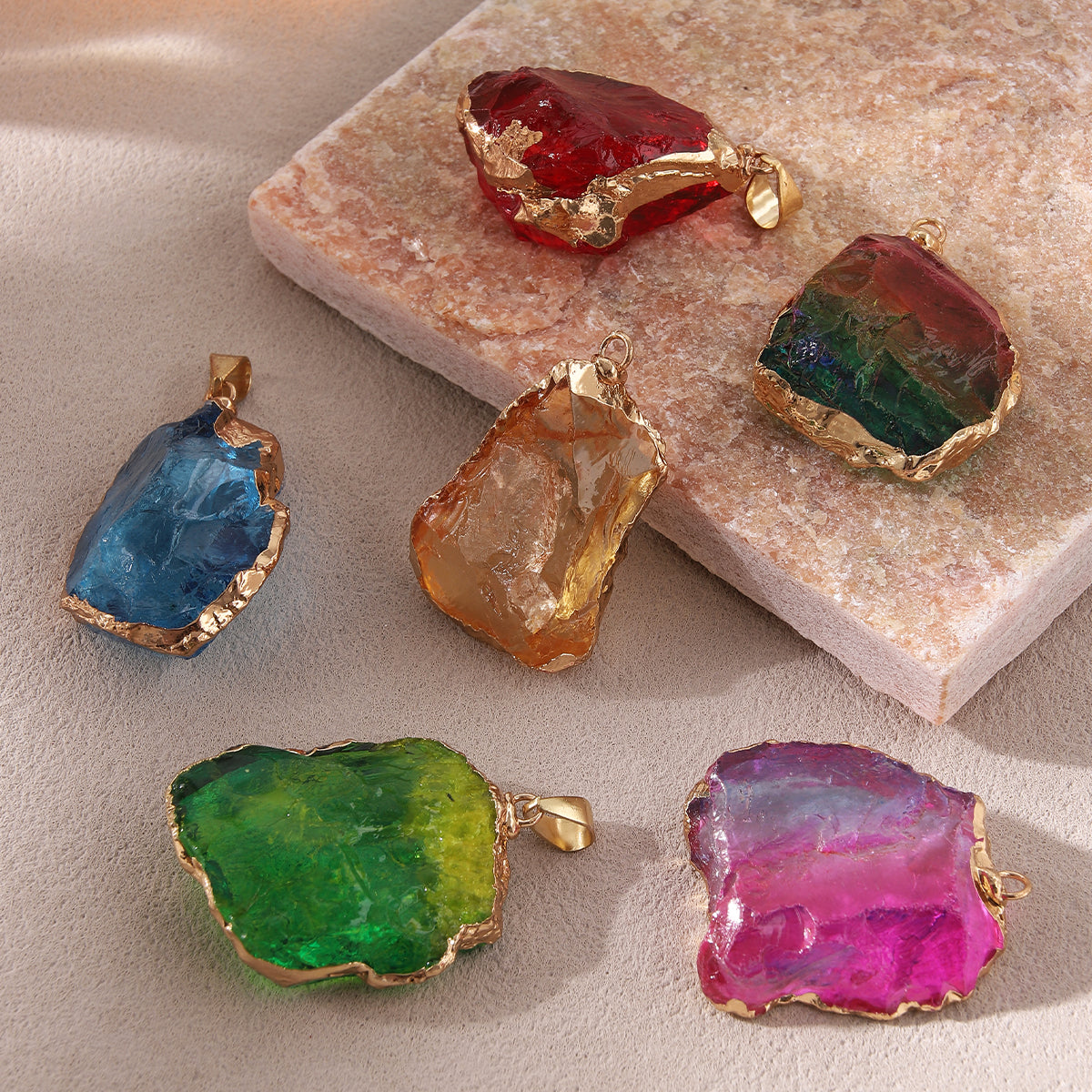 Healing Crystal Necklace: Irregular Gemstone for Women