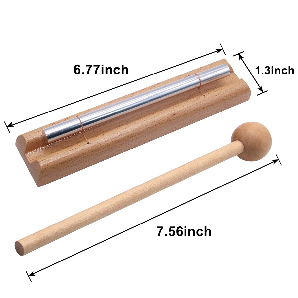 Phoneme Meditation Chimes: The Original Guaranteed Musically Tuned Wind Zenergy Hand Chime for Classrooms Meditation Mindfulness
