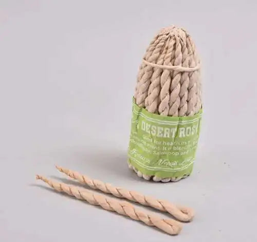Incense: Sandalwood Rope Incense 50pcs - Handmade Nepal Aromatherapy